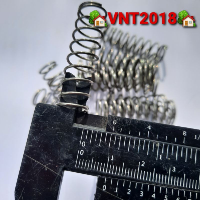 Lò xo nén phi 12 inox304 sợi 1mm