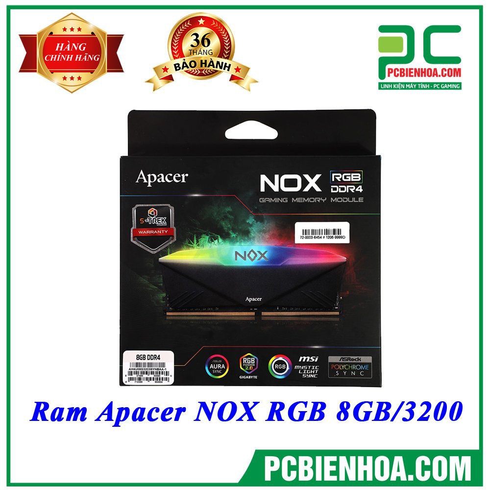 RAM APACER 8/3200 NOX RGB