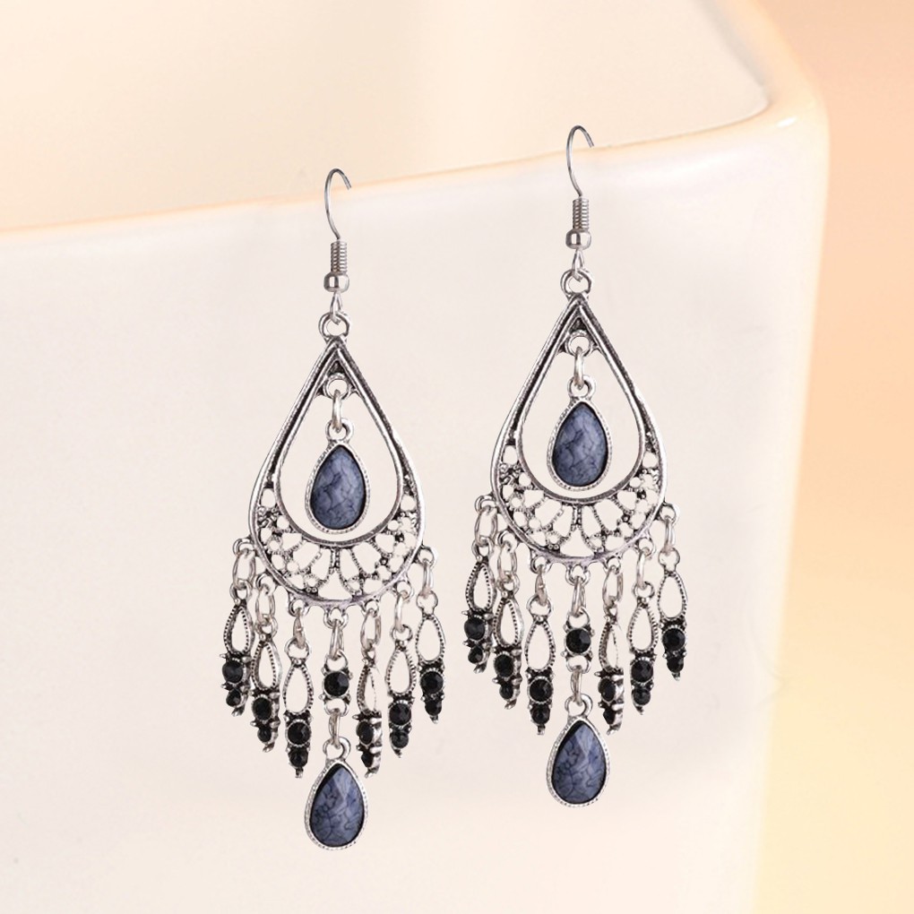 Đôi bông tai sợi dài theo kiểu Bohemian thời trang sành điệu cho nữ