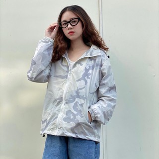 Áo khoác camo nón rời