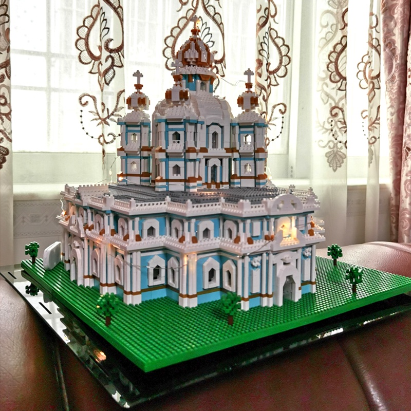 Bộ xếp hình trẻ em hình tu viện Smolny - Lego rèn luyện trí thông minh cho trẻ - Sunny