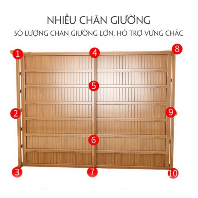[GIÁ XƯỞNG} Giường Văn Phòng tre gấp gọn, cao cấp, Giường gấp đa năng. Kích Thước rộng 60CM. Hàng gia công tỉ mỉ đẹp