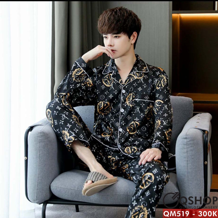 Bộ đồ pijama nam tay dài QSHOP QM519 - QM520 - QM521