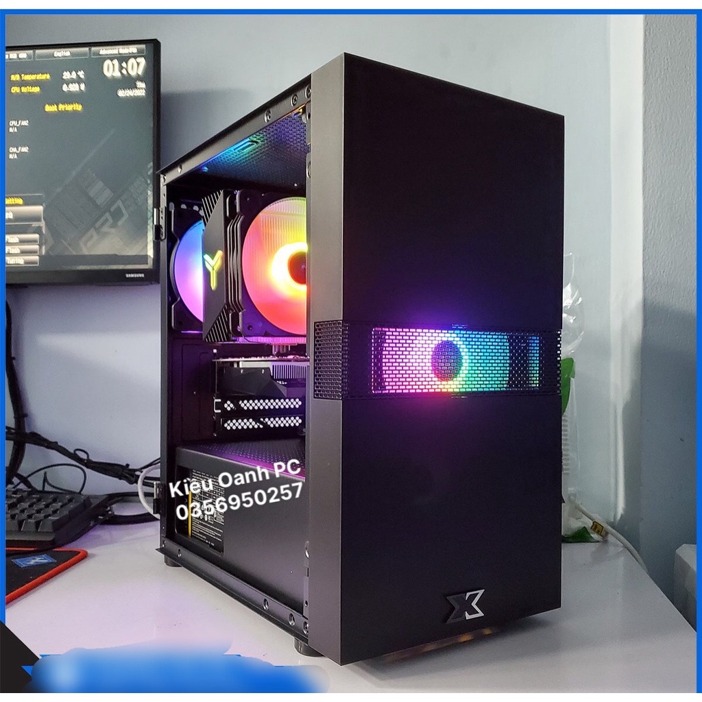 Vỏ Case Jetek EM3 | CESAR SNOW White , Black ATX | VIETTECH X19W, X19B Hunter