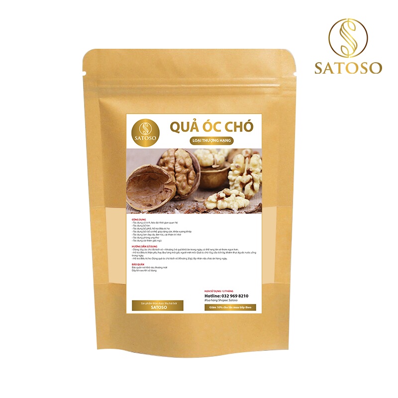 Qủa óc chó satoso 1kg tốt cho cơ thể bà bầu da đẹp ngủ tốt SA95