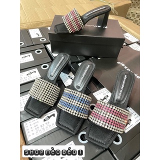 Guốc alex wang quai đá ngang gót trụ fullbox