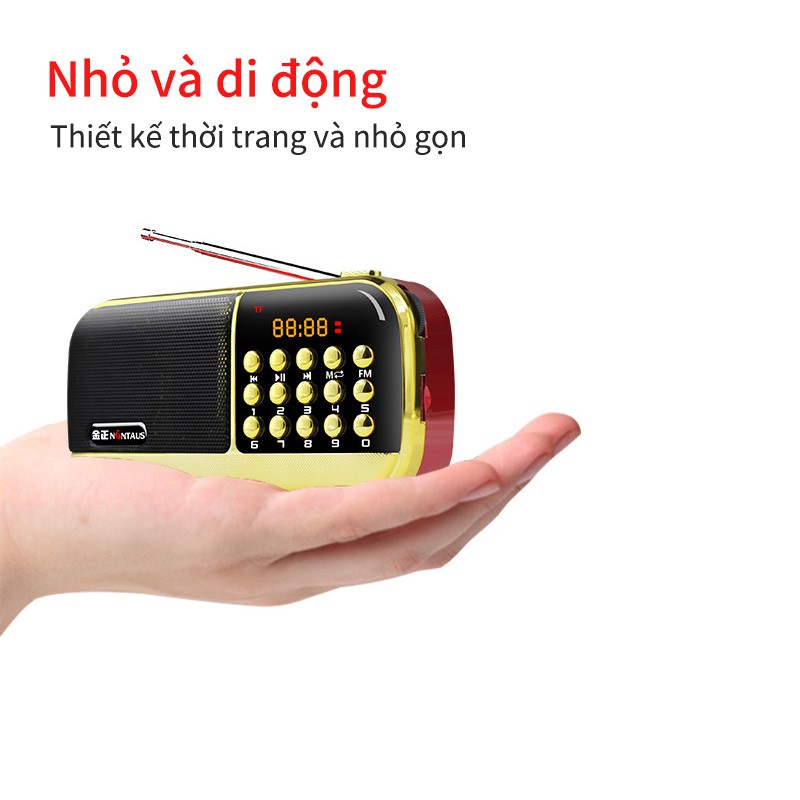 Loa Kiêm Radio Nintaus B870 Hỗ Trợ Thẻ TF Đa Chức Năng