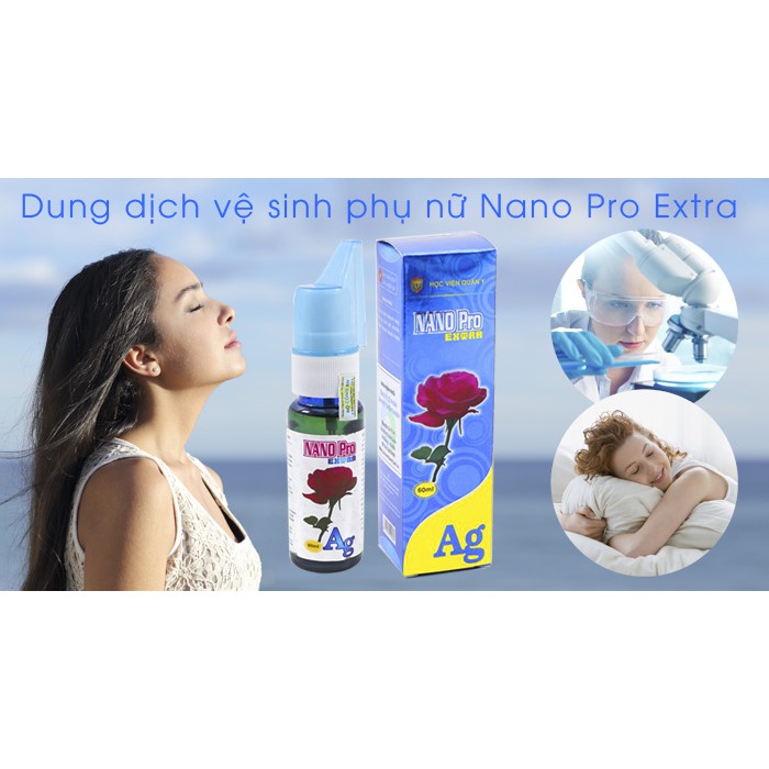 Dung dịch vệ sinh phụ nữ Nano Pro Extra Học Viện Quân Y