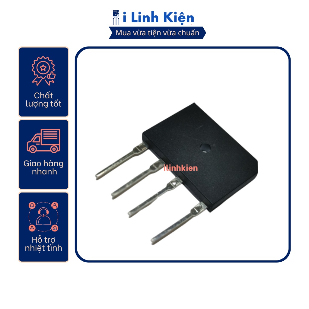 GBJ5010 Diode cầu 50A 1000V chính hãng SEB Đài Loan