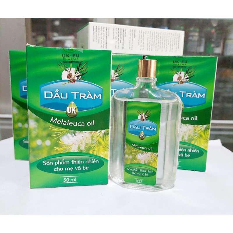 Dầu Tràm-UK Sản Phẩm Thiên Nhiên Cho Mẹ Và Bé Lọ 50ml