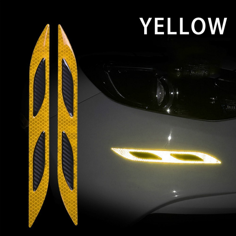 Miếng dán phản quang cảnh báo an toàn cho cửa xe hơi tiện lợi