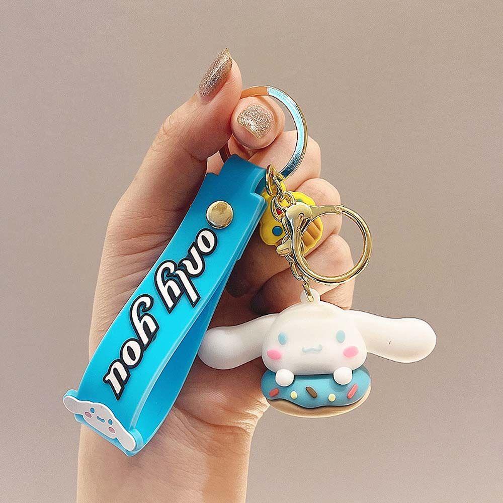 Móc Khóa Hình Hoạt Hình My Melody Pompom Purin Kuromi Cinnamoroll Kitty