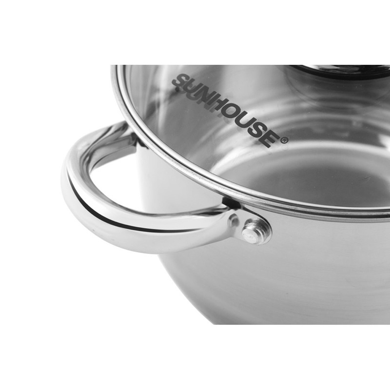 Bộ nồi inox 3 đáy Sunhouse