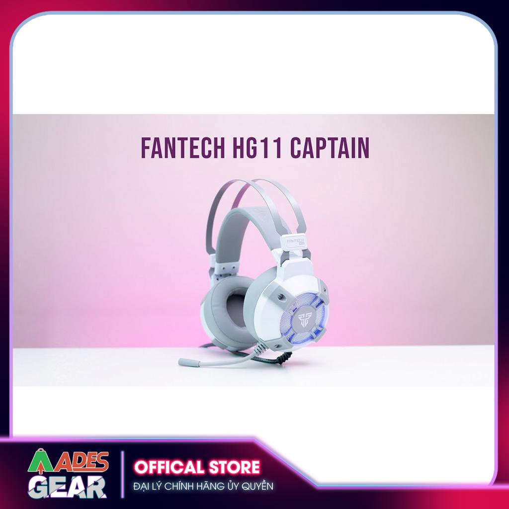✔️ Tai Nghe Gaming 7.1 FANTECH HG11 CAPTAIN LED RGB ✔️ Mic Chống Ồn ✔️ BẢO HÀNH 12 THÁNG