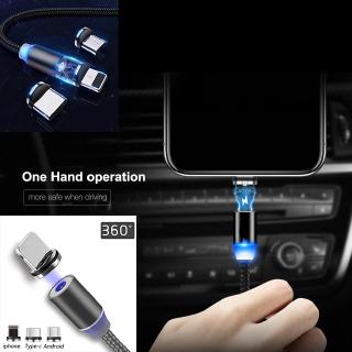 Cáp Sạc Nam Châm USB/Type C/iPhone Và Android Dài 1m