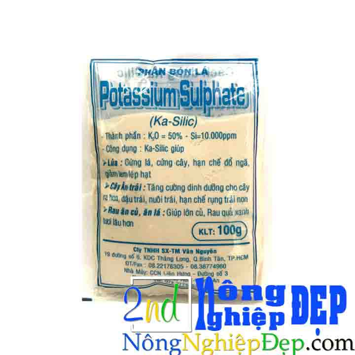 Phân Bón Lá Kali Silic 100g - To Hoa, Ngọt Trái