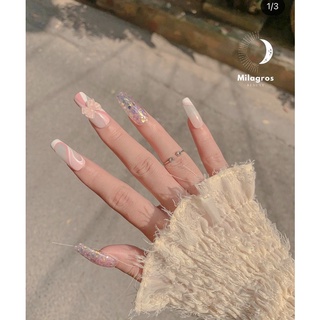 Nail tay thiết kế theo size