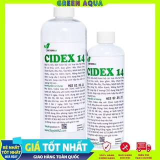 THUYSINHAZ - Cidex 14 (Chai 500 ml) | Chế phẩm diệt rêu hại cho hồ thủy sinh