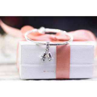 Hạt Charm bạc chuông Jingle Bell