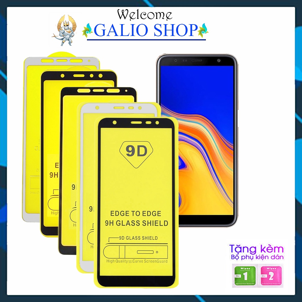 Kính Cường Lực Samsung J7 Prime J7 Pro J730 A750 J4+ J6 J6+ A6 A6+ A7 2018 J8 A8 2018 A8+ A9 2018 Full Màn Kính [9D]