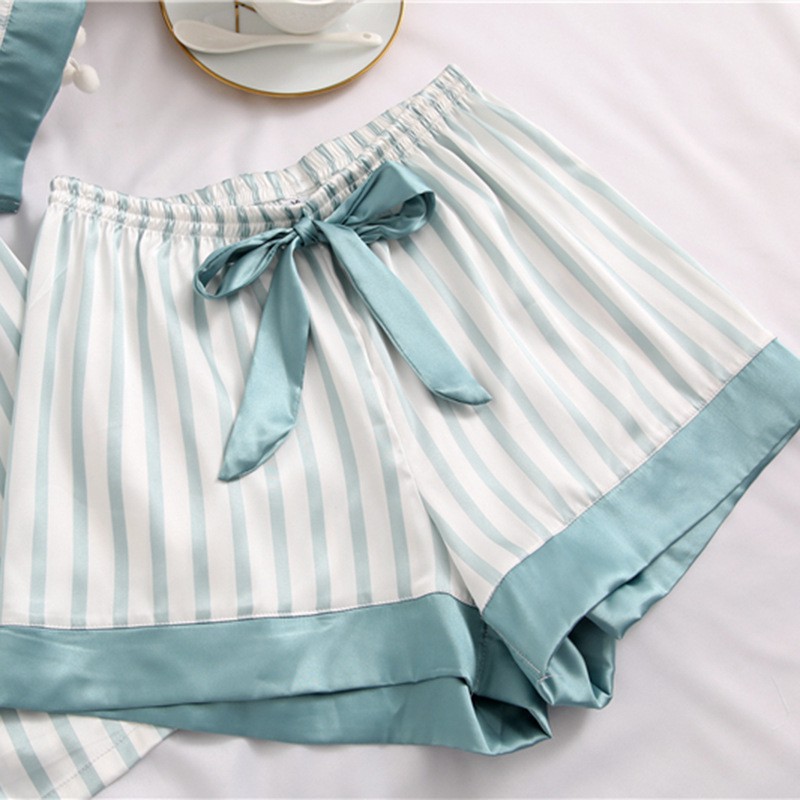 Pijama Lụa Cao Cấp tay ngắn Y45 | BigBuy360 - bigbuy360.vn