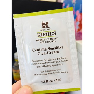 Kem Dưỡng Cho Da Nhạy Cảm Kiehls Centella Sensitive Cica Cream rau má 3ml sample