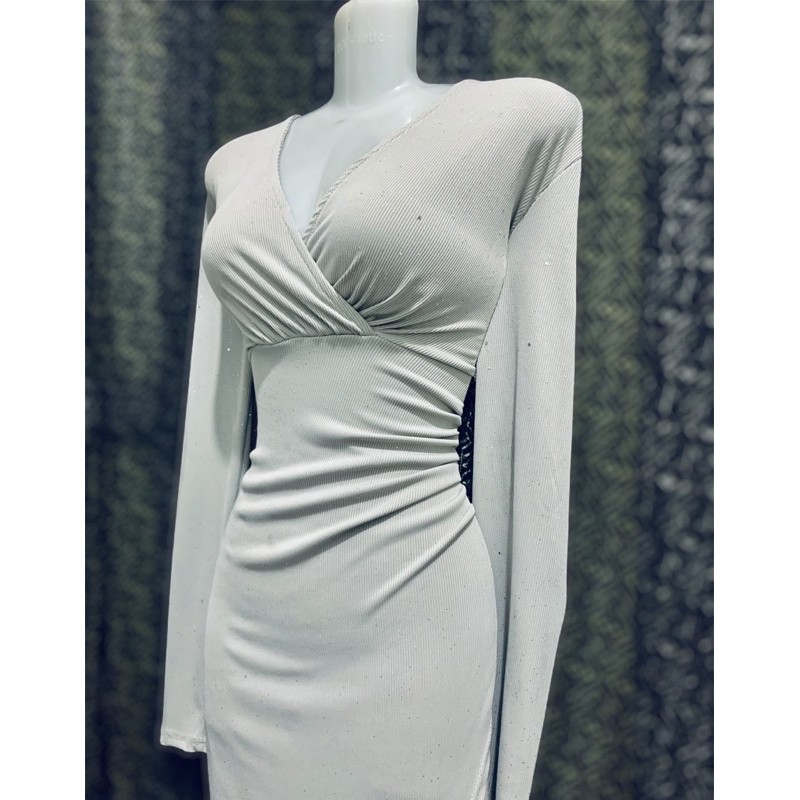 Đầm len body