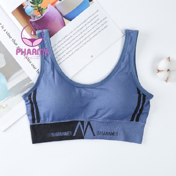 Áo Bra Tập Gym Thể Thao, Áo Bra Gân Tâm Hút Mồ Hôi Kiểu Dáng Croptop Cực Hot Br09