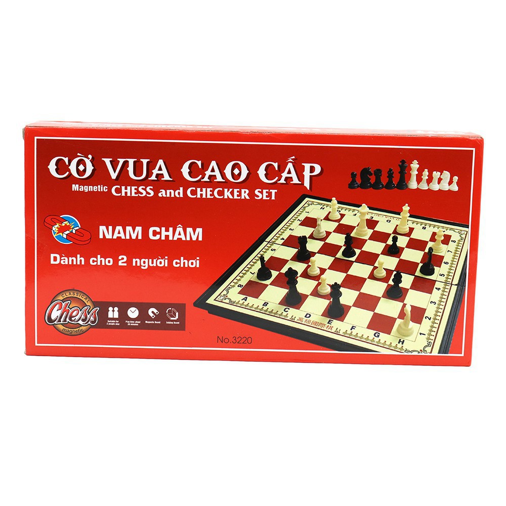 [150K Freeship] Cờ Vua Nam Châm Cao Cấp No.3220 Boardgame Lsp15