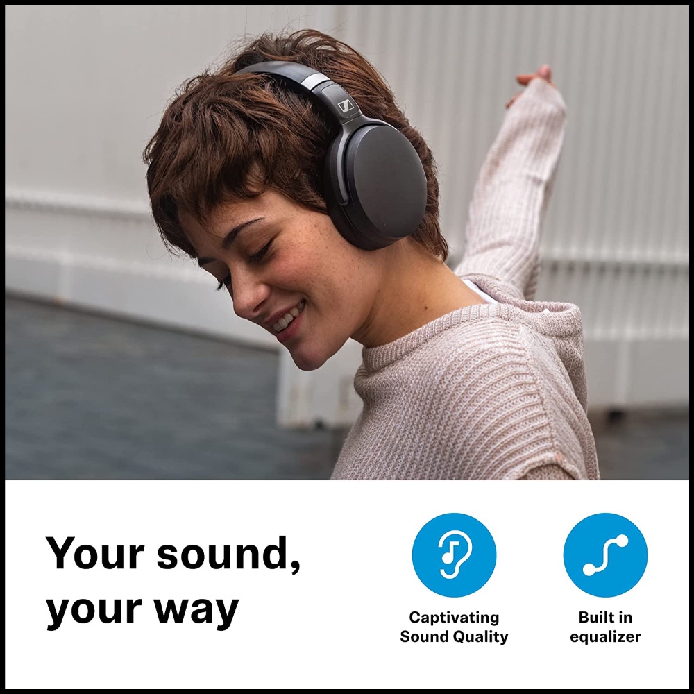 Tai nghe chụp tai bluetooth chống ồn SENNHEISER HD 450BT - bảo hành 2 năm chính hãng