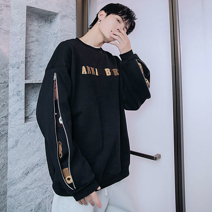 Áo Hoodie Dáng Rộng Có In Hình Gấu Thời Trang Cao Cấp Cho Nam