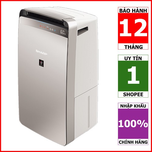 [Mã ELHA10 giảm 6% đơn 5TR] Máy hút ẩm và lọc không khí Sharp DW-J27FV-S (68m2)