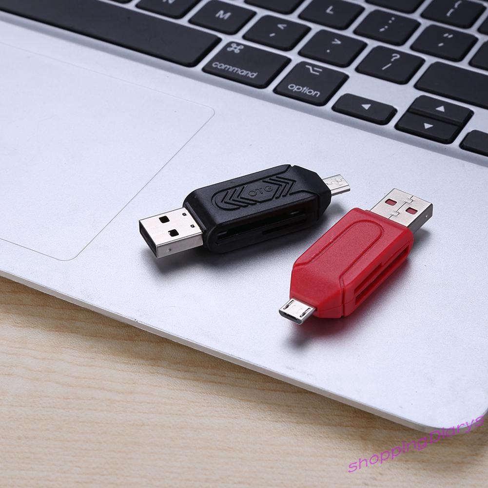 Đầu Đọc Thẻ Nhớ 2 Trong 1 Usb2.0 Otg Tf/Sd