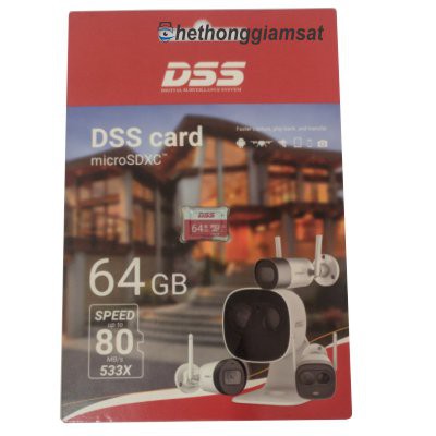 Thẻ Nhớ MicroSD DSS Class 10 64GB, 32GB Tốc độ Đọc 80MB/S - Chính Hãng Dahua Phân Phối - Bảo Hành 2 Năm | BigBuy360 - bigbuy360.vn