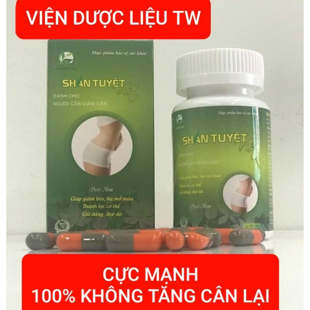 [LT GIẢM 8KG KHÔNG TĂNG LẠI] Shan Tuyết Việt - Nhà Thuốc Viện Dược Liệu Trung Ương