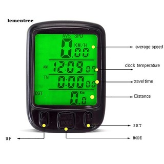 Đồng Hồ Đo Tốc Độ Xe Đạp Màn Hình Lcd Chống Nước