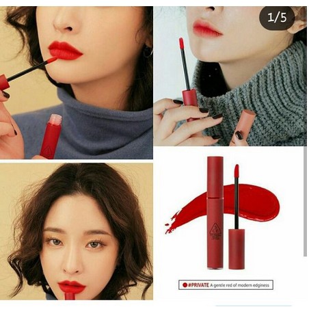 Son Kem Lì Hàn Quốc 3CE Velvet Lip Tint Hàng Auth Màu Chuẩn Mịn Môi | BigBuy360 - bigbuy360.vn