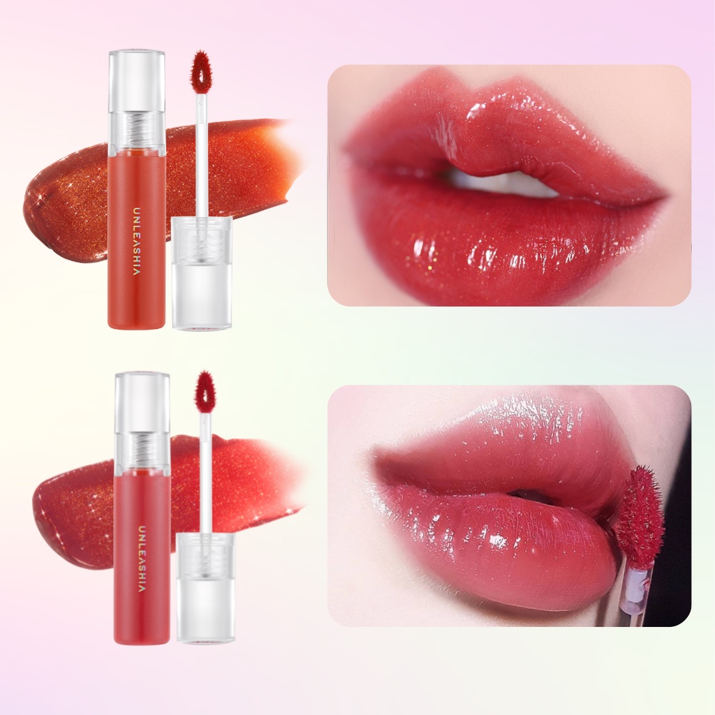 Son Tint nhũ UNLEASHIA cho đôi môi mềm mịn, căng bóng, lấp lánh 7.6g