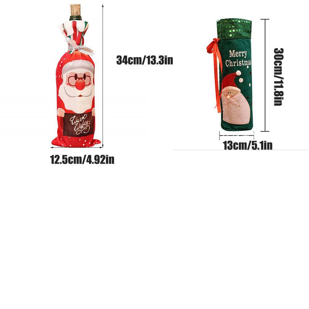 Vỏ Bọc Chai Rượu Hoạ Tiết Giáng Sinh 2022