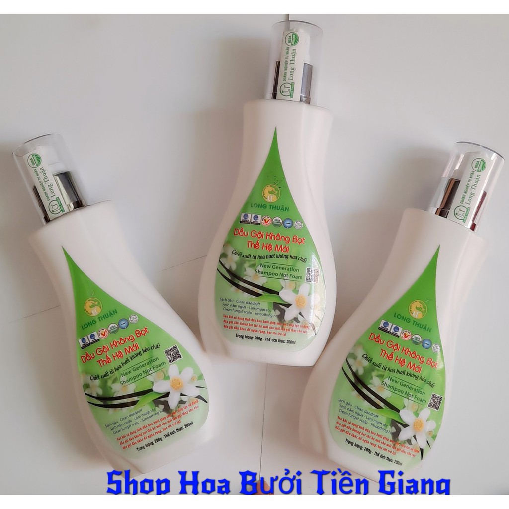 Dầu Gội Không Bọt Thế Hệ Mới - Chai 200ml - Long Thuận | BigBuy360 - bigbuy360.vn