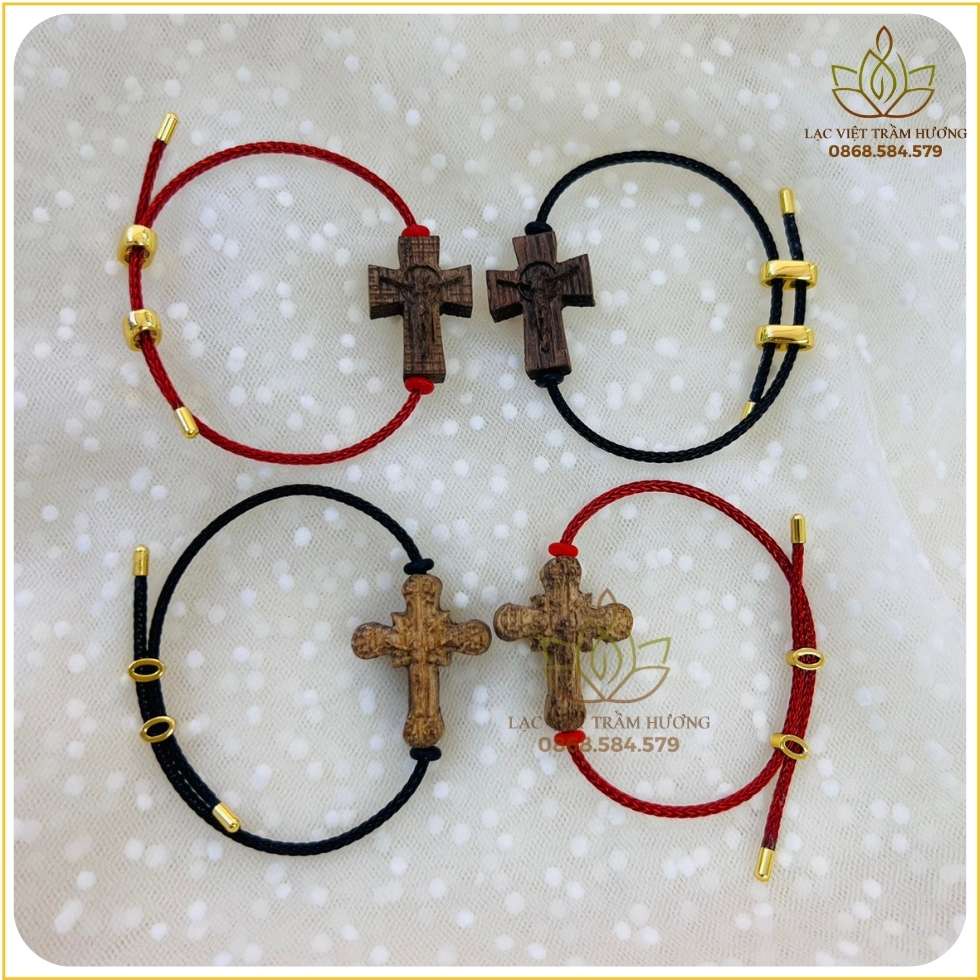 Vòng tay Thánh Giá Trầm Hương - Lạc Việt Trầm Hương