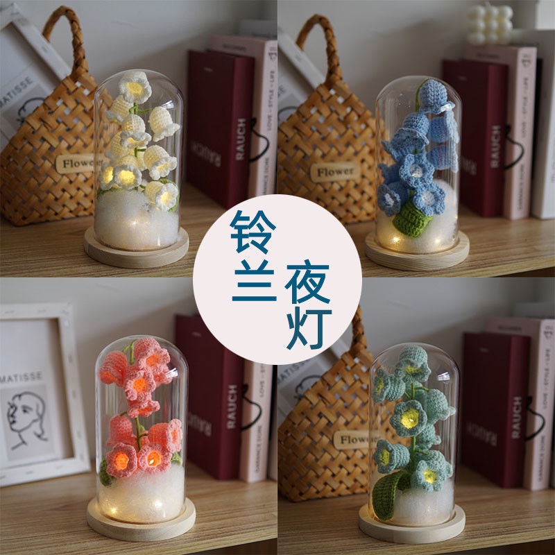 Sản Phẩm Hoàn Thiện Bó Hoa Lily Bằng Len Làm Quà Sinh Nhật Sáng Tạo diy Cho Bạn Gái