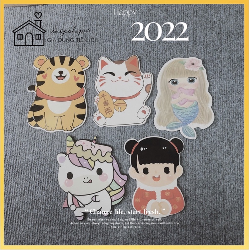 Bao lì xì tết 2022 -chibi lì xì hoạt hình tết nhâm dần mới cao cấp đẹp độc lạ