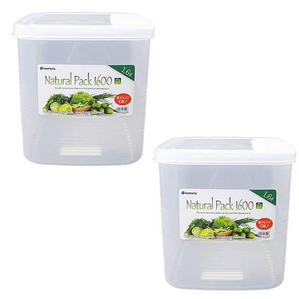 Hộp thực phẩm vuông 1600ml Inomata - KONNI39 SƠN HÒA