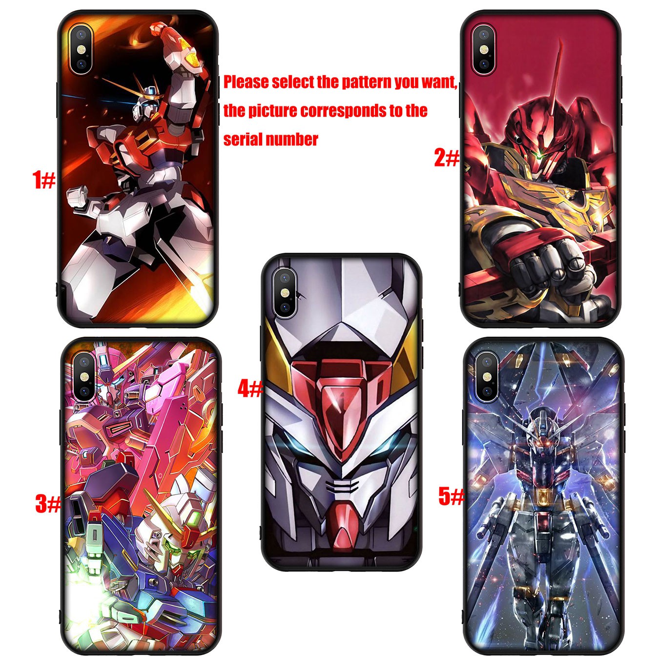 Samsung Galaxy A02S J2 J4 J5 J6 Plus J7 Prime A02 M02 j6+ A42 + Casing Soft Silicone Cartoon Gundam Phone Case