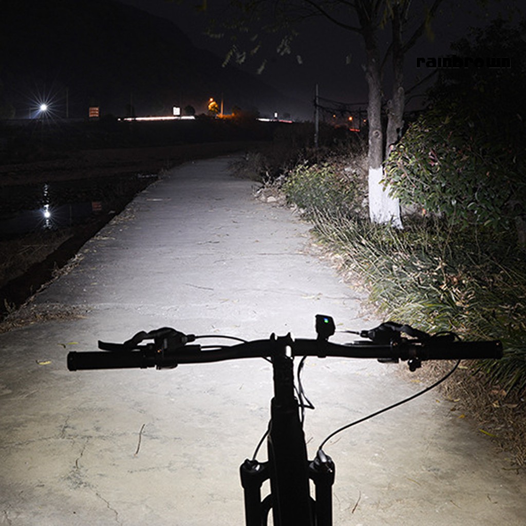 -RXZ- Bicycle USB Rechargeable Front Light LED Headlight  Bike Lamp Cycling Flashlight