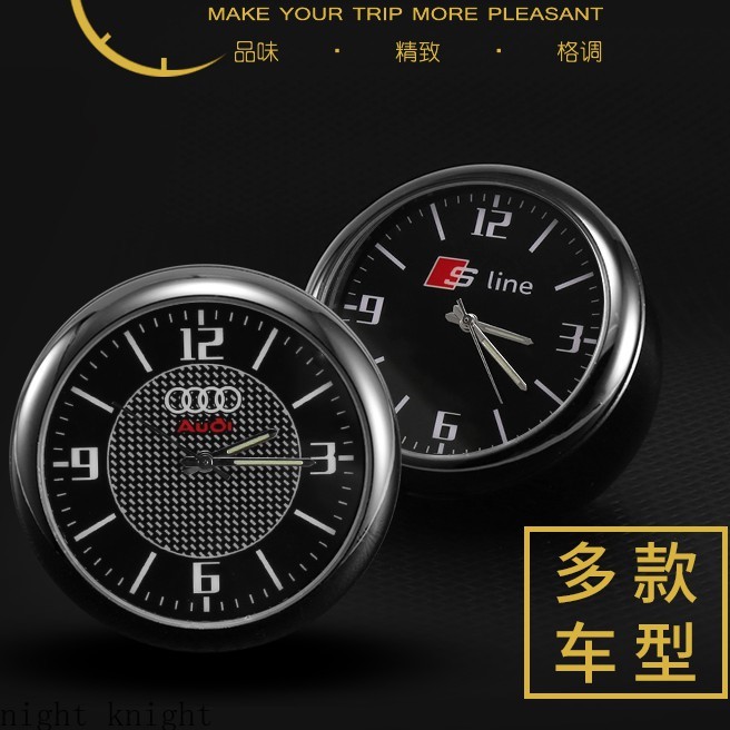 Đồng Hồ Điện Tử Mini Cho Xe Audi Rs Sline A3 A4 A5 A6 A7 A8 Q2 Q3 Q4 Q5 Q6 Q7 Q8