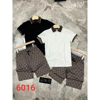 Bộ Quần Áo Nam Hè, Bộ Đồ Thun Nam Có Cổ Viền Tay Chất Thun Cá Sấu Cao Cấp - BN260 - Shopmens