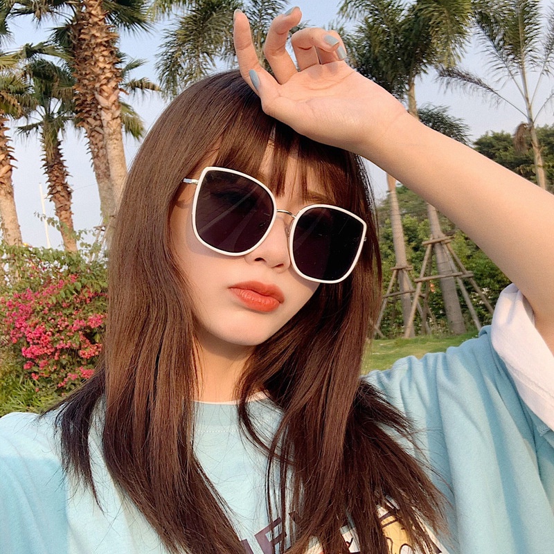 Kính Mát Gọng Vuông Chống Tia UV Thời Trang Dành Cho Nữ