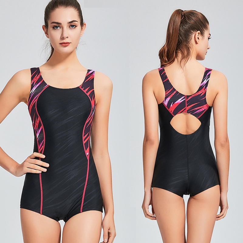 Đồ bơi thể thao nữ Thể thao bơi bodysuit Đồ bơi bãi biển